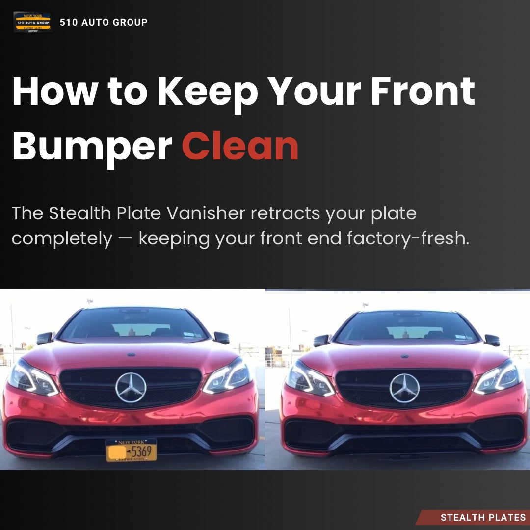 How to Keep Your Front Bumper Clean with the Stealth Plate Vanisher