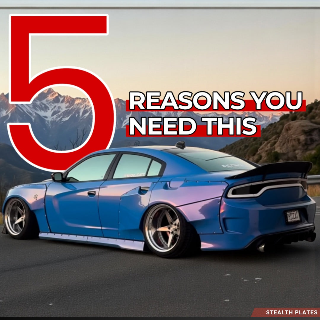 5 Reasons Every Car Enthusiast Needs a Stealth Plate System