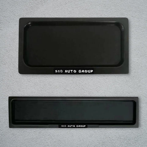 Stealth Plate Curtains to Cover your license plates with a remote. 510 Auto Group Collection