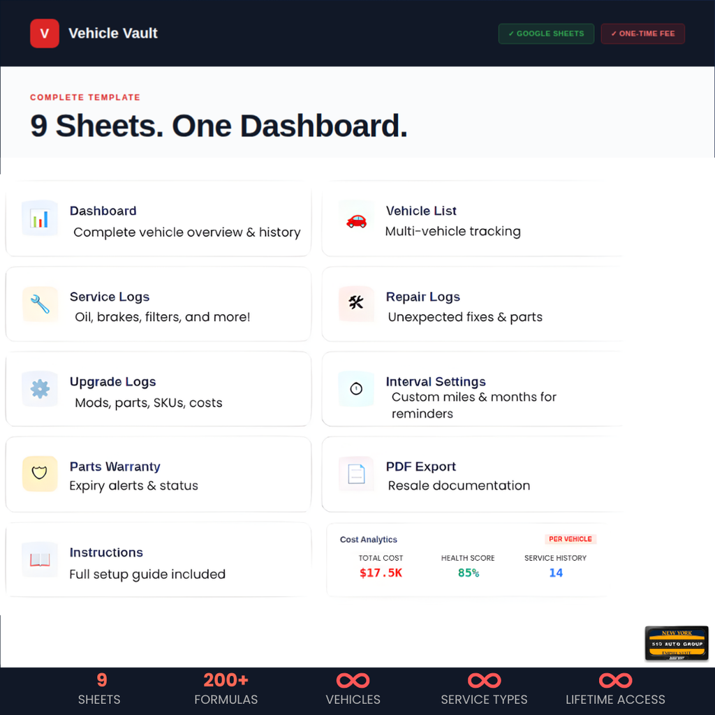 VehicleVault - Car Maintenance Tracker