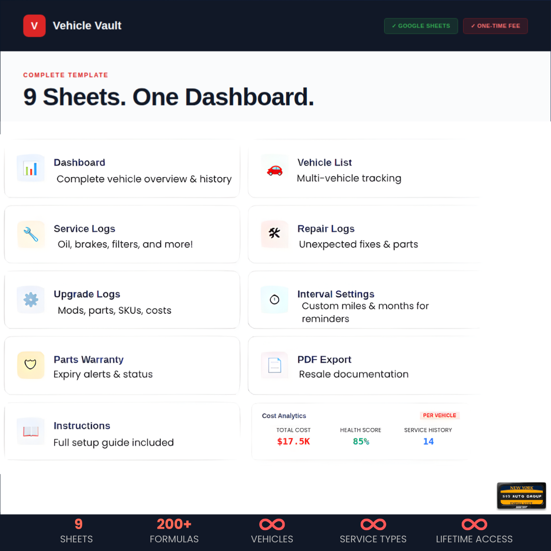 VehicleVault - Car Maintenance Tracker
