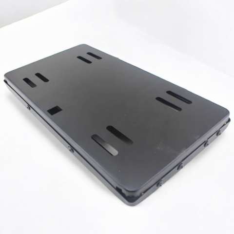 Stealth plate curtain USA style – rear frame view