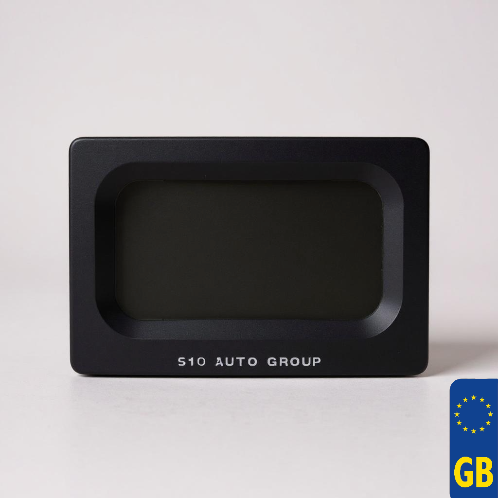 Stealth Plate Motorcycle EU style – Covered - front angle frame