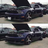 Mustang with Retractable License Plates, show and go plates by 510 auto group