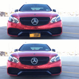 Mercedes E63 with Retractable License Plates, show and go plates by 510 auto group